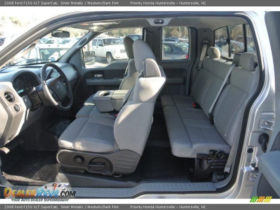 2008 Ford F150 XLT SuperCab Silver Metallic / Medium/Dark Flint Photo #17