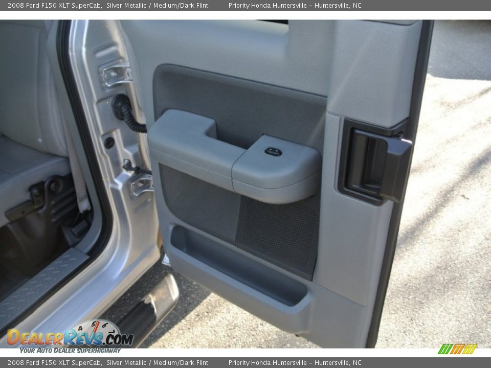 2008 Ford F150 XLT SuperCab Silver Metallic / Medium/Dark Flint Photo #18