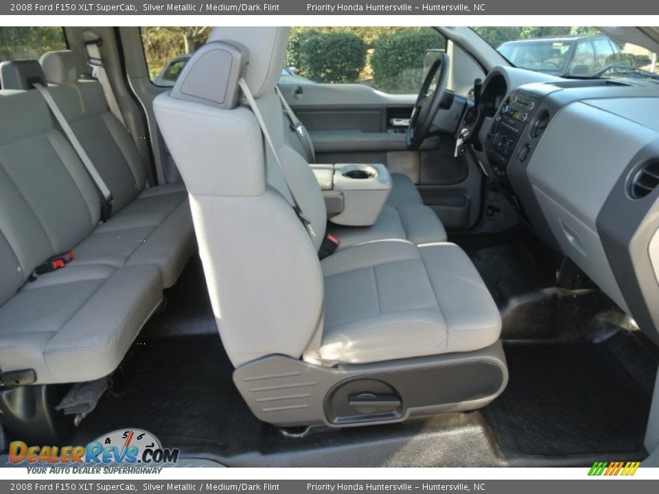 2008 Ford F150 XLT SuperCab Silver Metallic / Medium/Dark Flint Photo #21