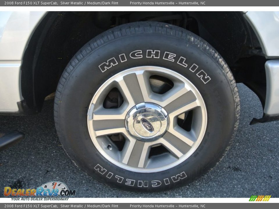 2008 Ford F150 XLT SuperCab Silver Metallic / Medium/Dark Flint Photo #24
