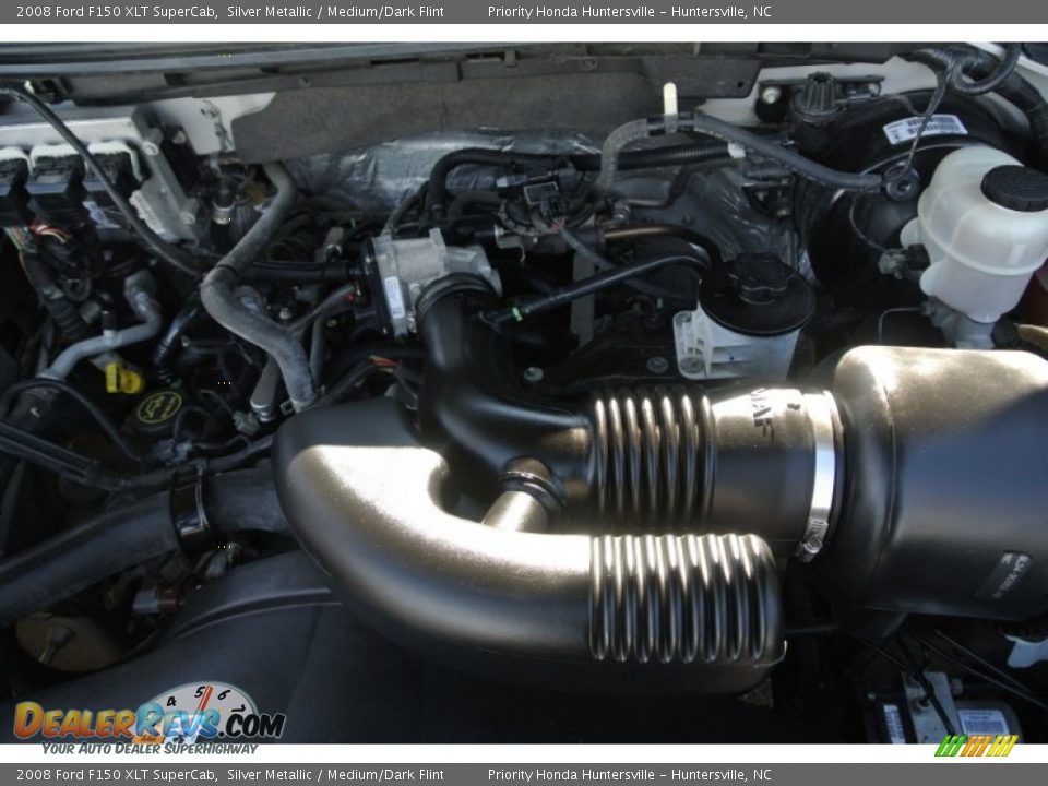 2008 Ford F150 XLT SuperCab Silver Metallic / Medium/Dark Flint Photo #25