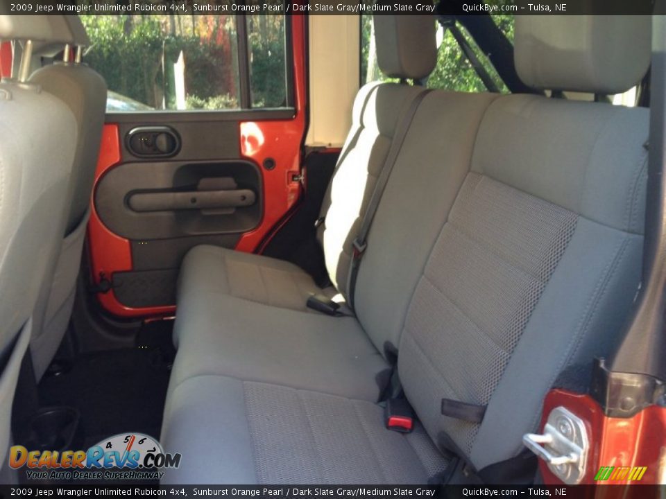 2009 Jeep Wrangler Unlimited Rubicon 4x4 Sunburst Orange Pearl / Dark Slate Gray/Medium Slate Gray Photo #6