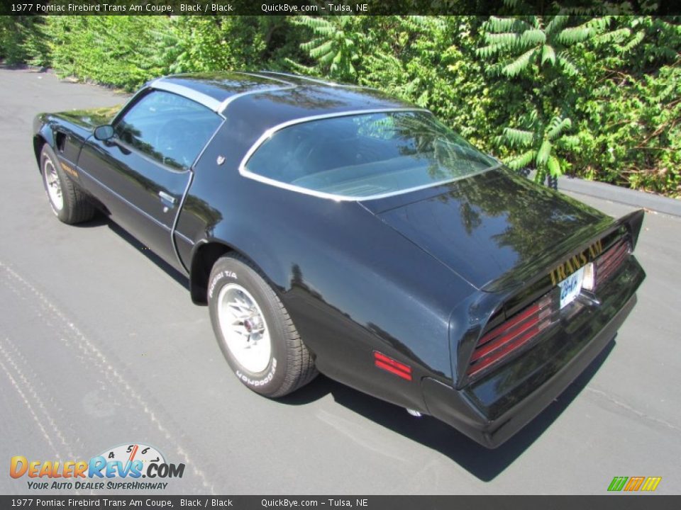 1977 Pontiac Firebird Trans Am Coupe Black / Black Photo #3