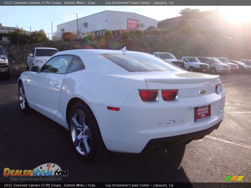 2012 Chevrolet Camaro LT/RS Coupe Summit White / Gray Photo #5