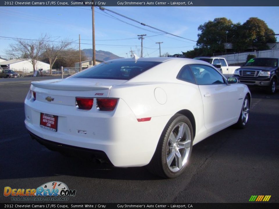 2012 Chevrolet Camaro LT/RS Coupe Summit White / Gray Photo #7
