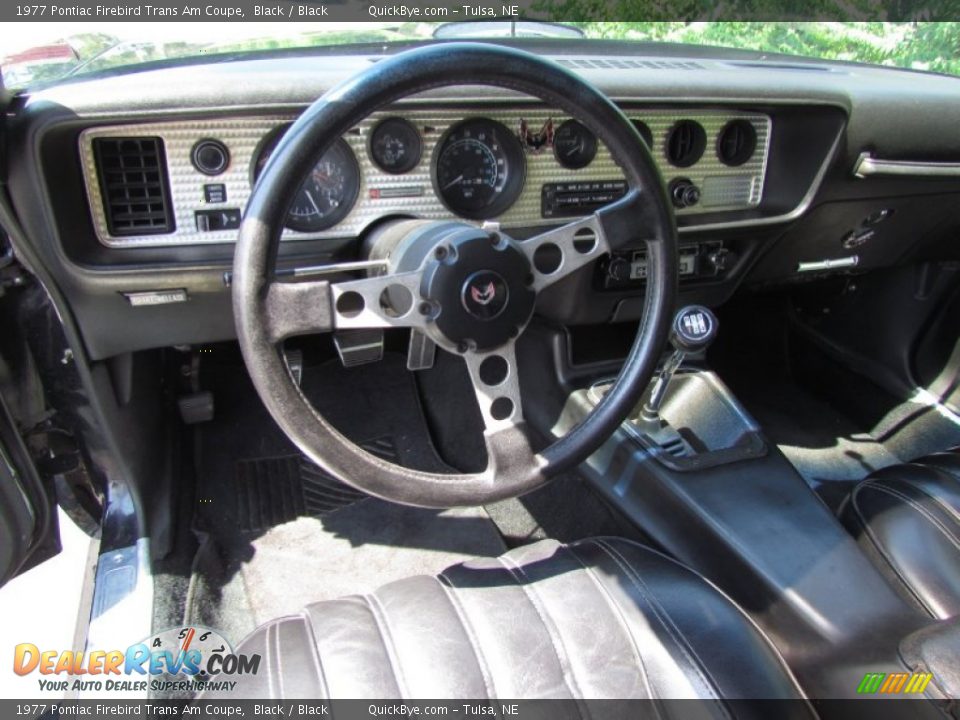 Black Interior - 1977 Pontiac Firebird Trans Am Coupe Photo #7