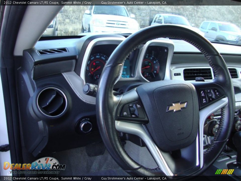 2012 Chevrolet Camaro LT/RS Coupe Summit White / Gray Photo #11