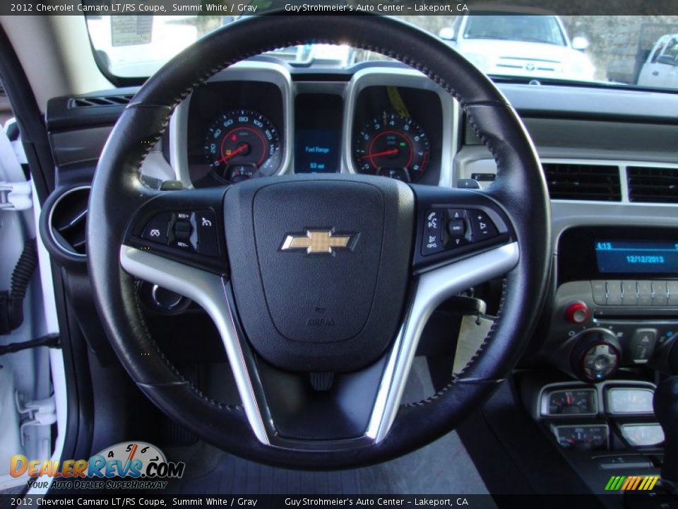 2012 Chevrolet Camaro LT/RS Coupe Summit White / Gray Photo #13