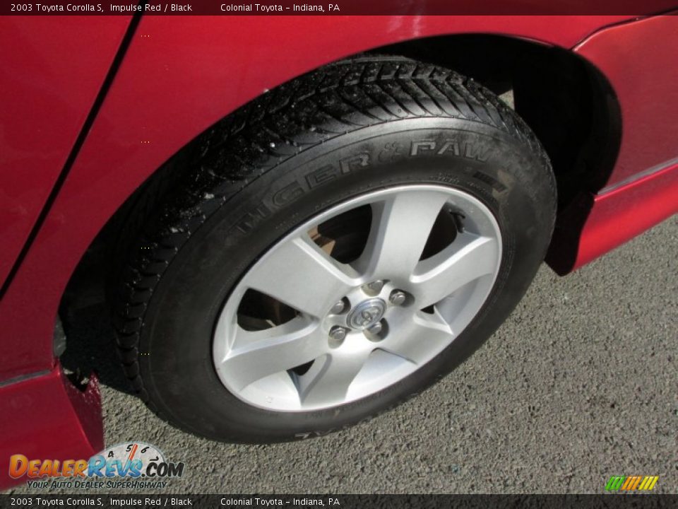 2003 Toyota Corolla S Impulse Red / Black Photo #3