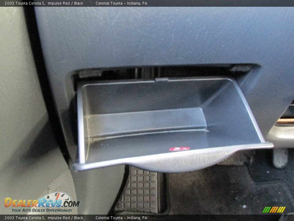 2003 Toyota Corolla S Impulse Red / Black Photo #17