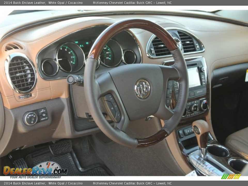 2014 Buick Enclave Leather White Opal / Cocaccino Photo #23