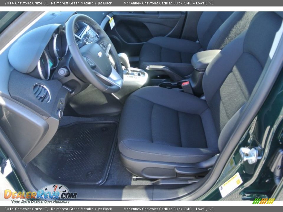 2014 Chevrolet Cruze LT Rainforest Green Metallic / Jet Black Photo #8