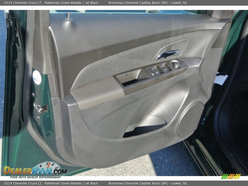 2014 Chevrolet Cruze LT Rainforest Green Metallic / Jet Black Photo #9