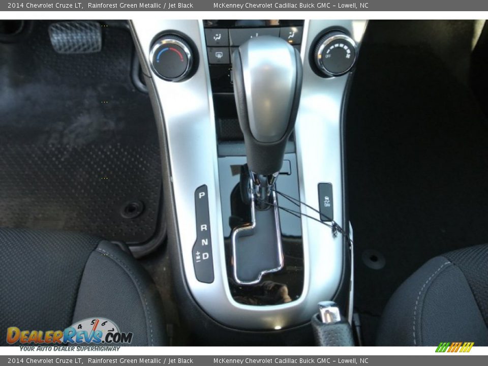 2014 Chevrolet Cruze LT Rainforest Green Metallic / Jet Black Photo #10