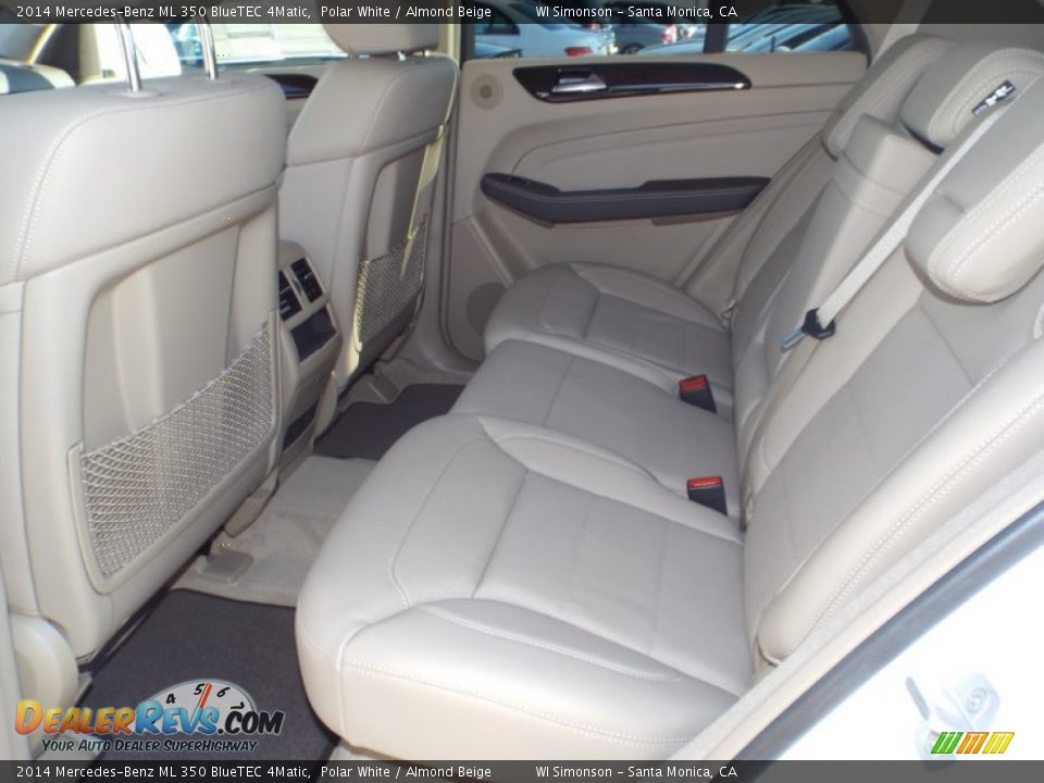 2014 Mercedes-Benz ML 350 BlueTEC 4Matic Polar White / Almond Beige Photo #8