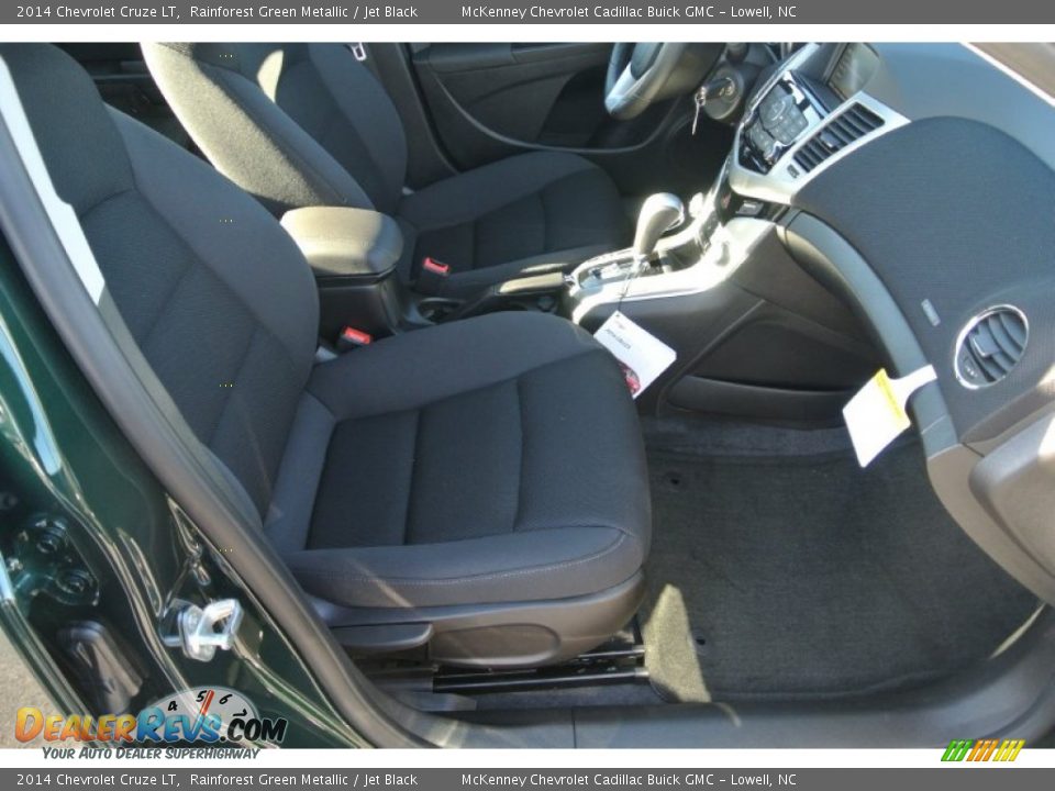 2014 Chevrolet Cruze LT Rainforest Green Metallic / Jet Black Photo #17