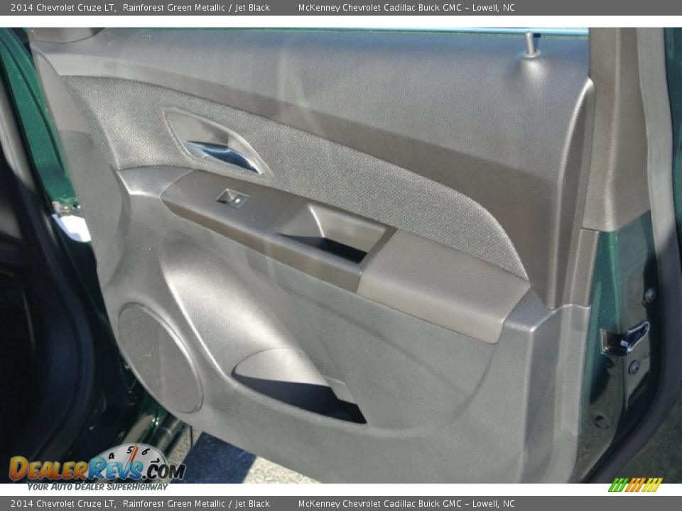 2014 Chevrolet Cruze LT Rainforest Green Metallic / Jet Black Photo #18
