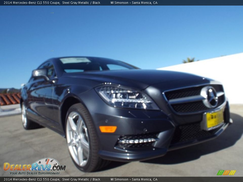2014 Mercedes-Benz CLS 550 Coupe Steel Gray Metallic / Black Photo #11