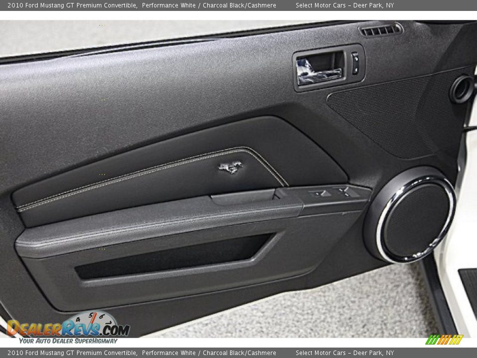2010 Ford Mustang GT Premium Convertible Performance White / Charcoal Black/Cashmere Photo #8