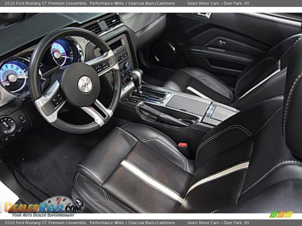 2010 Ford Mustang GT Premium Convertible Performance White / Charcoal Black/Cashmere Photo #9