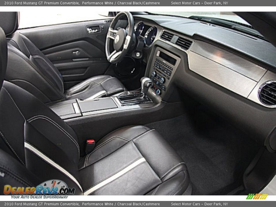 2010 Ford Mustang GT Premium Convertible Performance White / Charcoal Black/Cashmere Photo #10