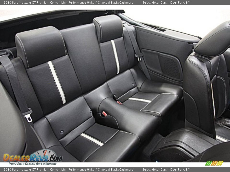 2010 Ford Mustang GT Premium Convertible Performance White / Charcoal Black/Cashmere Photo #11