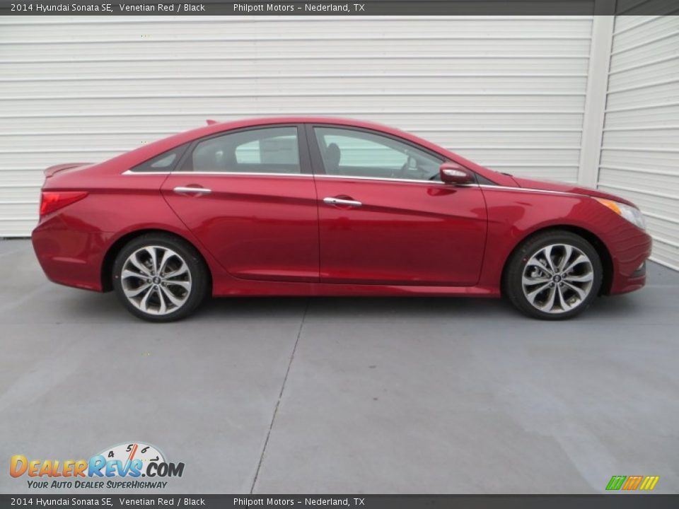 Venetian Red 2014 Hyundai Sonata SE Photo #3