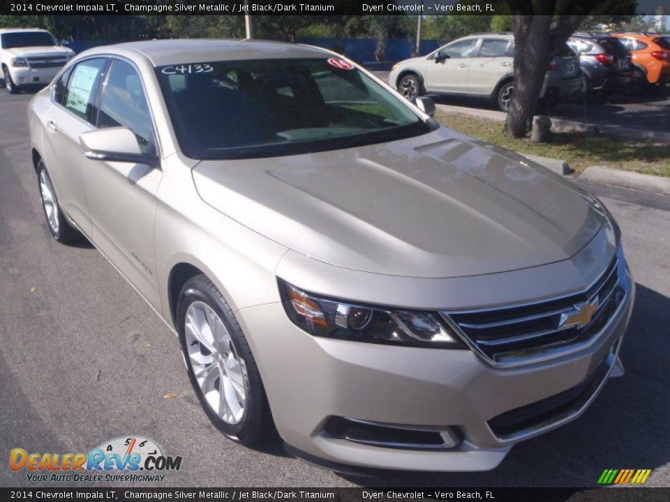 2014 Chevrolet Impala LT Champagne Silver Metallic / Jet Black/Dark Titanium Photo #1