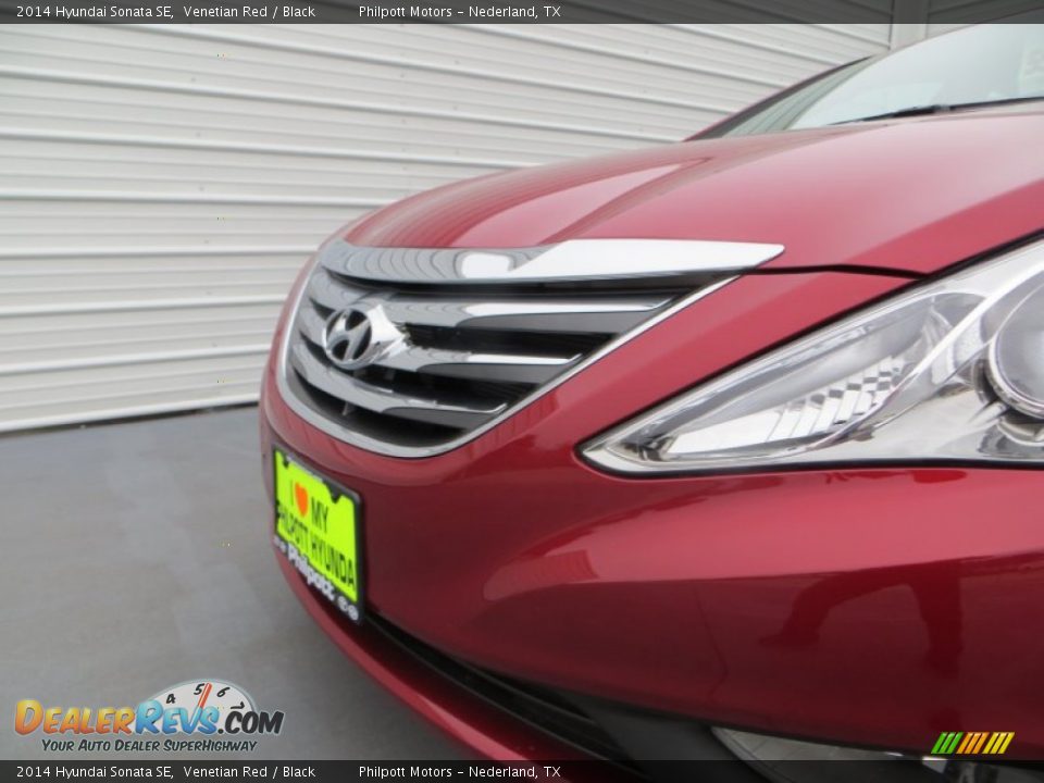 2014 Hyundai Sonata SE Venetian Red / Black Photo #11