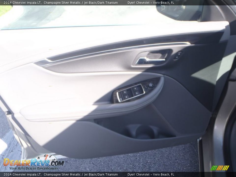 2014 Chevrolet Impala LT Champagne Silver Metallic / Jet Black/Dark Titanium Photo #8