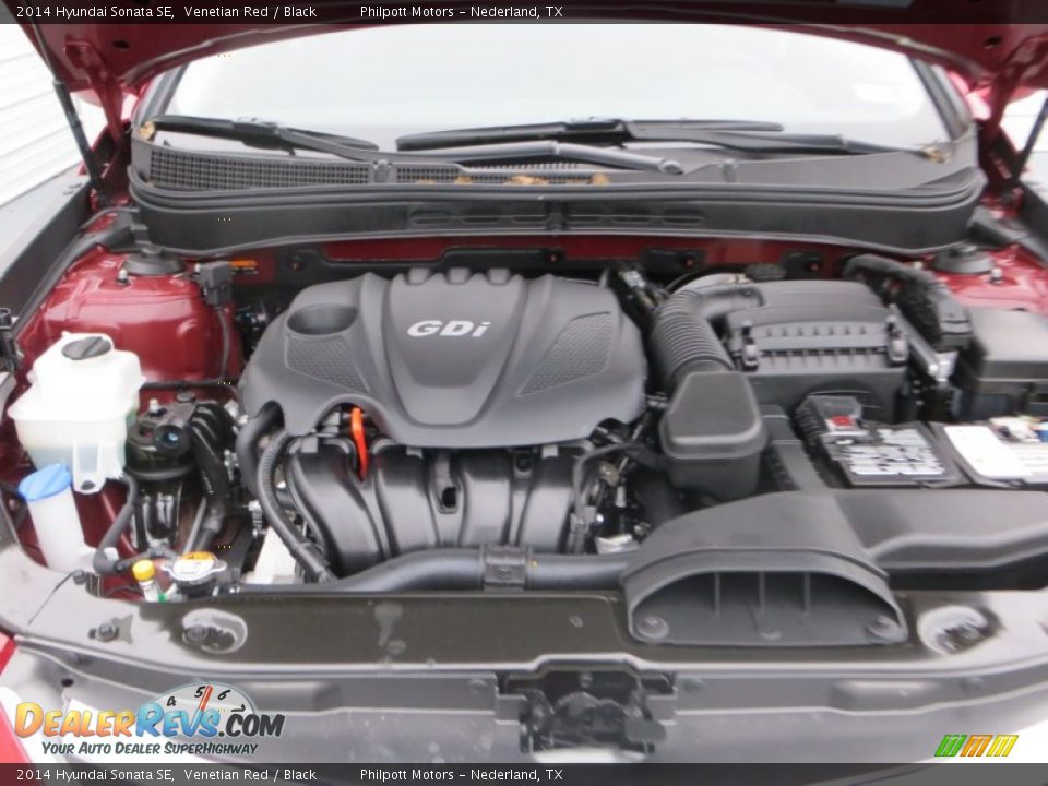 2014 Hyundai Sonata SE Venetian Red / Black Photo #16