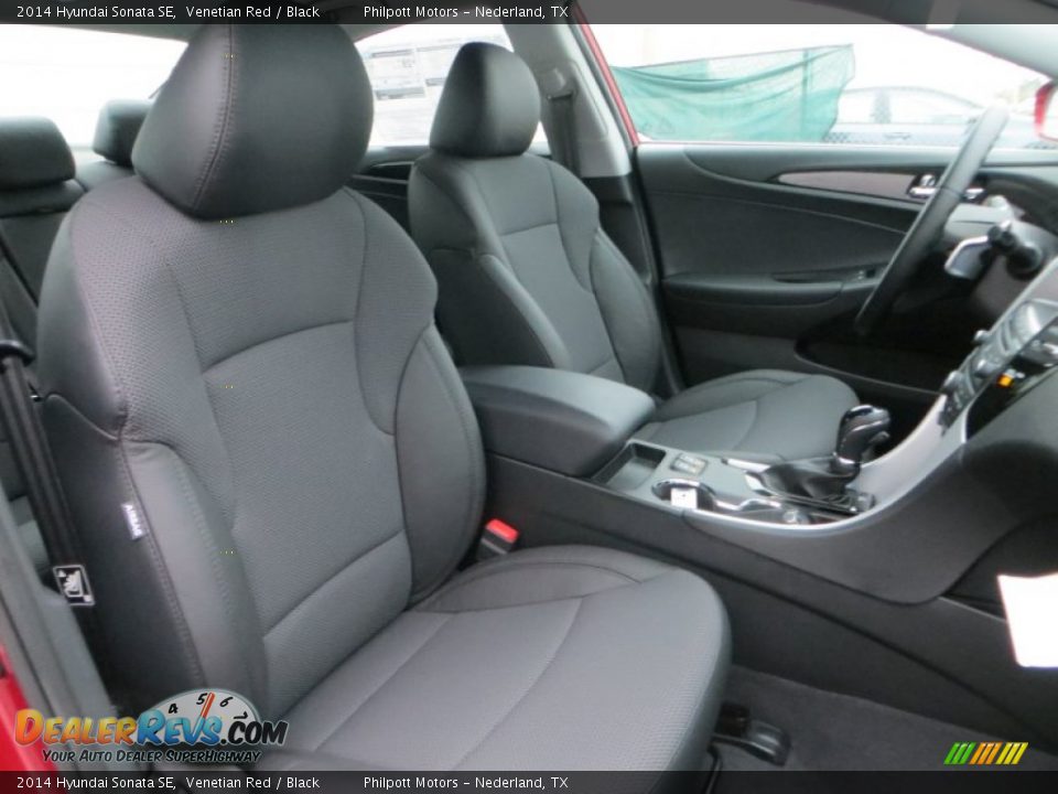 2014 Hyundai Sonata SE Venetian Red / Black Photo #19
