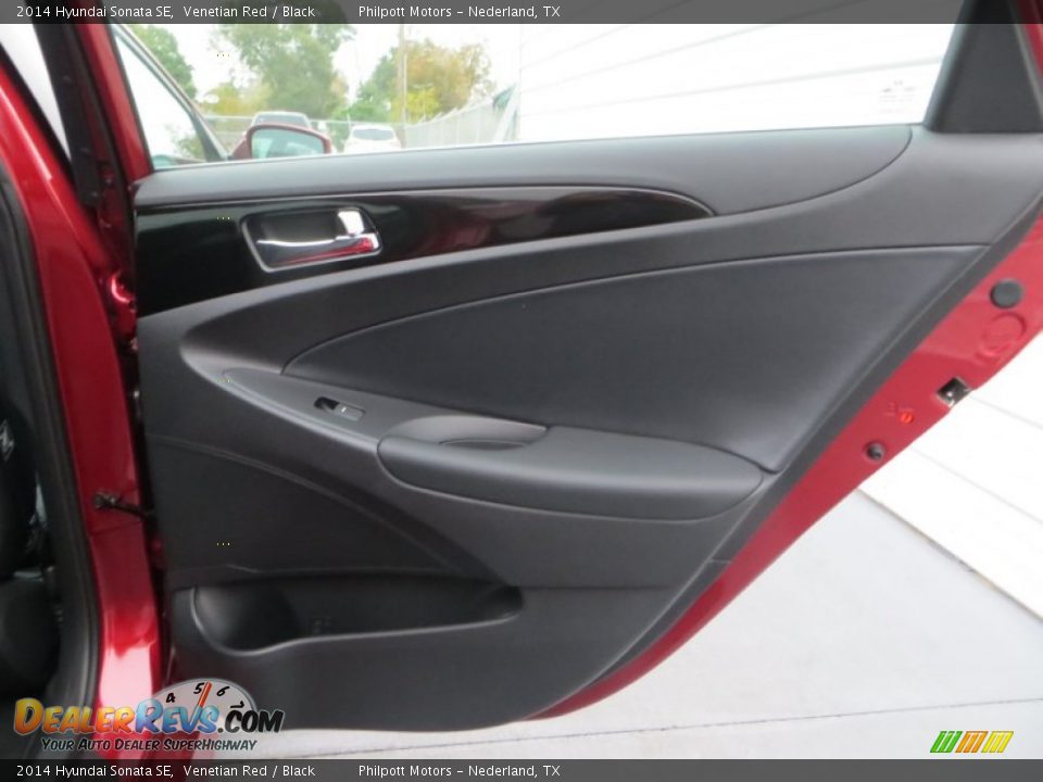 2014 Hyundai Sonata SE Venetian Red / Black Photo #20
