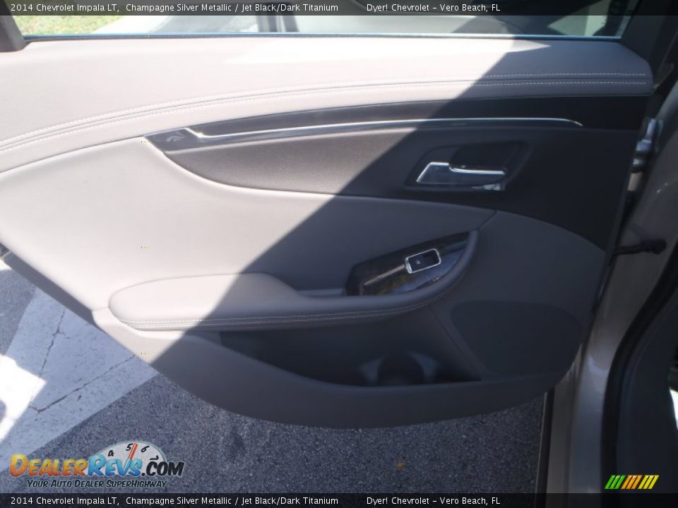 2014 Chevrolet Impala LT Champagne Silver Metallic / Jet Black/Dark Titanium Photo #16