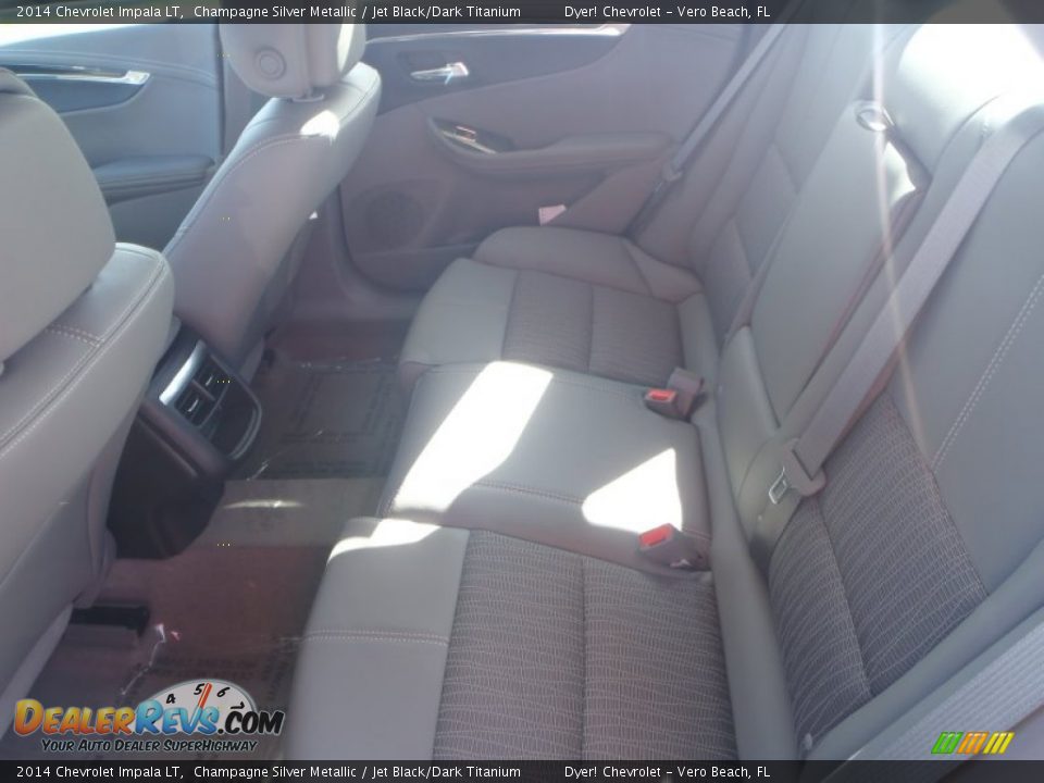 2014 Chevrolet Impala LT Champagne Silver Metallic / Jet Black/Dark Titanium Photo #17