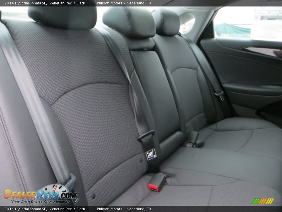 2014 Hyundai Sonata SE Venetian Red / Black Photo #22