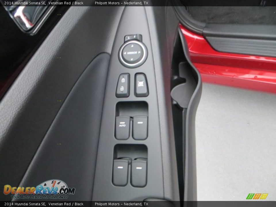 2014 Hyundai Sonata SE Venetian Red / Black Photo #26