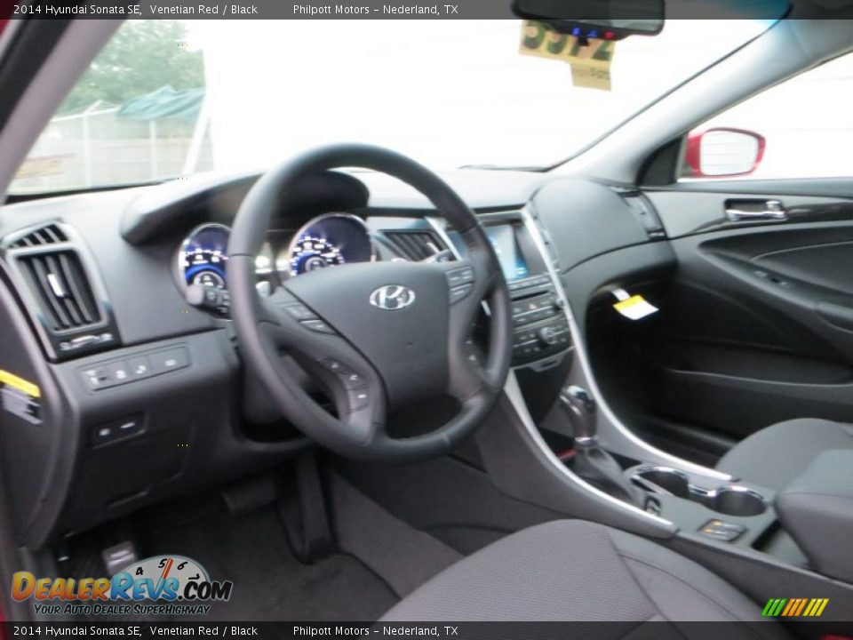 2014 Hyundai Sonata SE Venetian Red / Black Photo #27