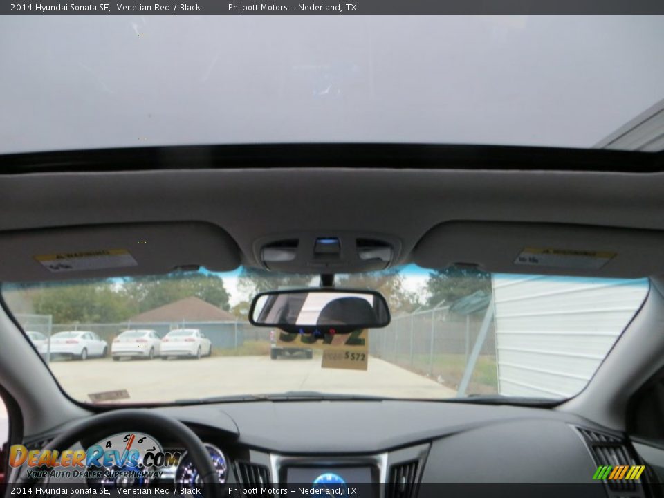 2014 Hyundai Sonata SE Venetian Red / Black Photo #30