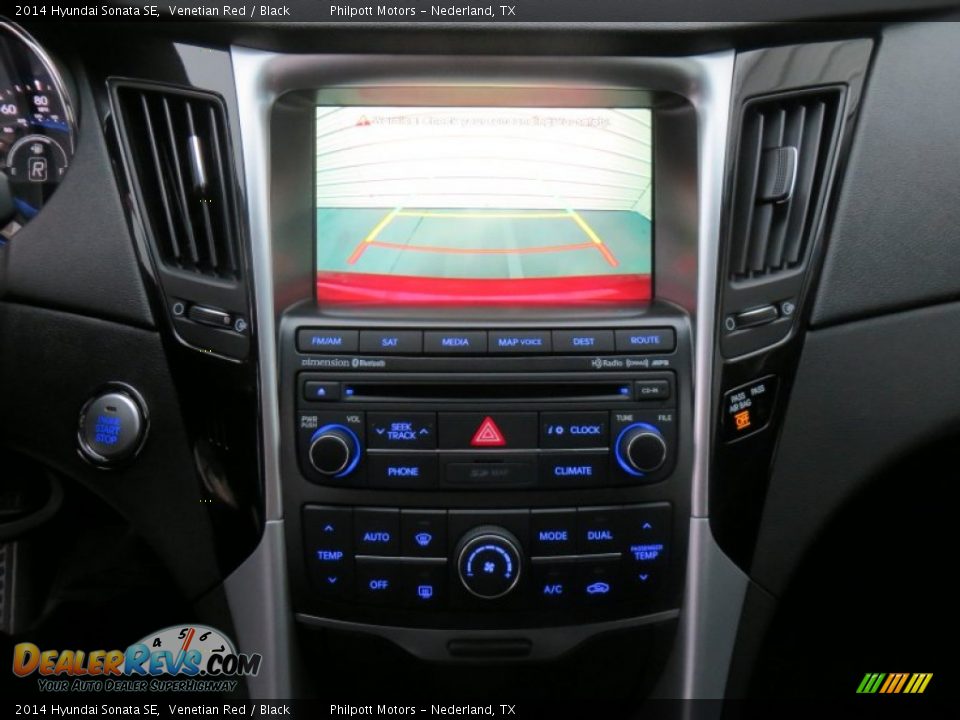 2014 Hyundai Sonata SE Venetian Red / Black Photo #32