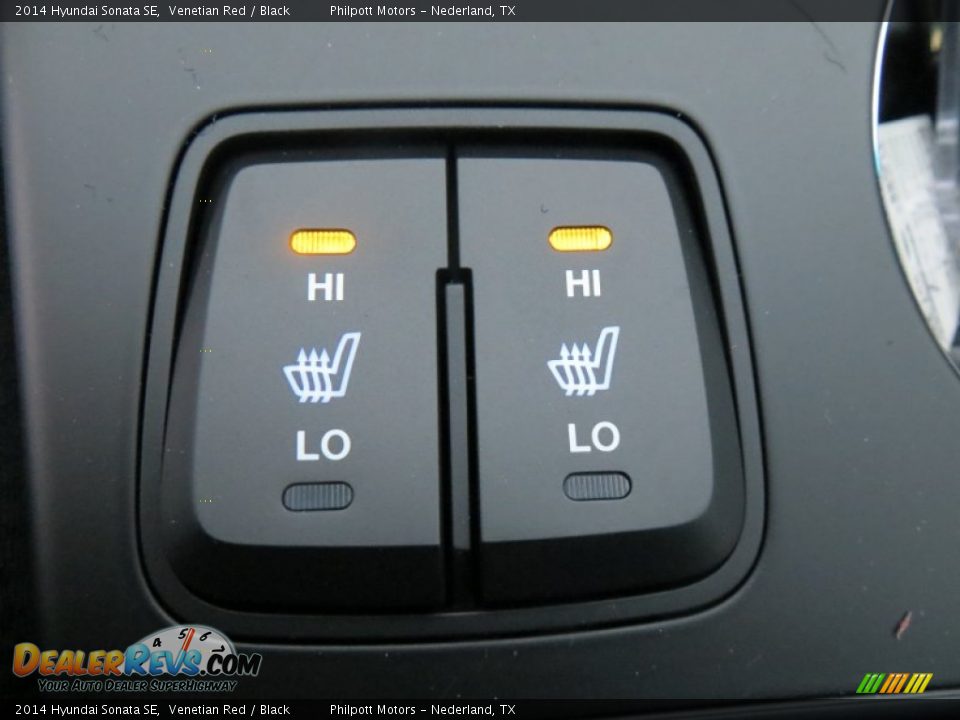 2014 Hyundai Sonata SE Venetian Red / Black Photo #33