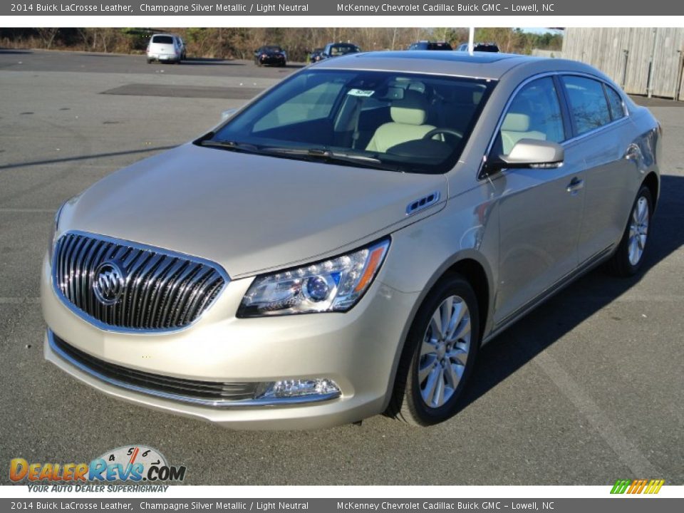 2014 Buick LaCrosse Leather Champagne Silver Metallic / Light Neutral Photo #2