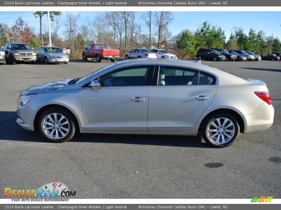 2014 Buick LaCrosse Leather Champagne Silver Metallic / Light Neutral Photo #3
