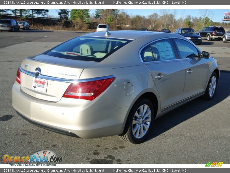 2014 Buick LaCrosse Leather Champagne Silver Metallic / Light Neutral Photo #5