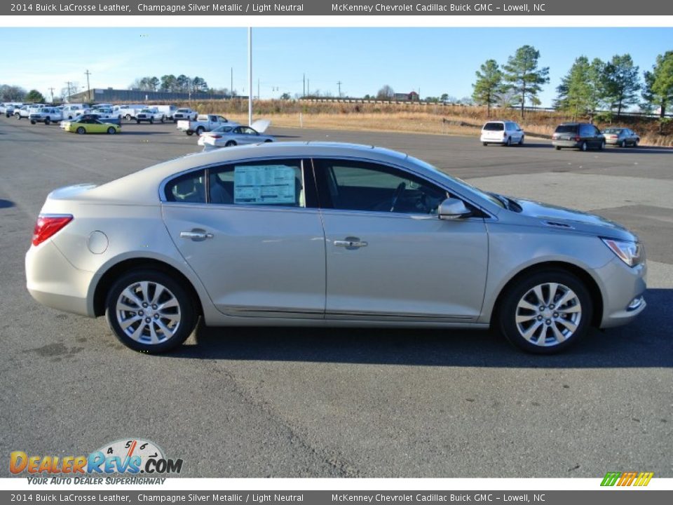 2014 Buick LaCrosse Leather Champagne Silver Metallic / Light Neutral Photo #6