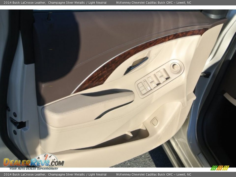 2014 Buick LaCrosse Leather Champagne Silver Metallic / Light Neutral Photo #9