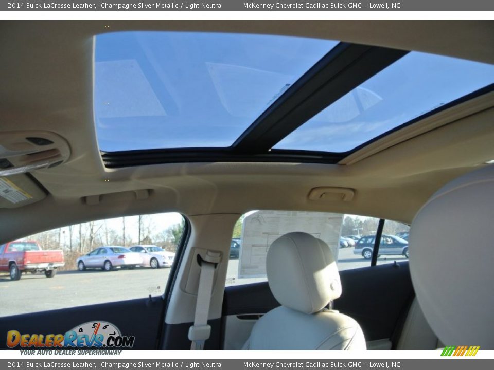 2014 Buick LaCrosse Leather Champagne Silver Metallic / Light Neutral Photo #10