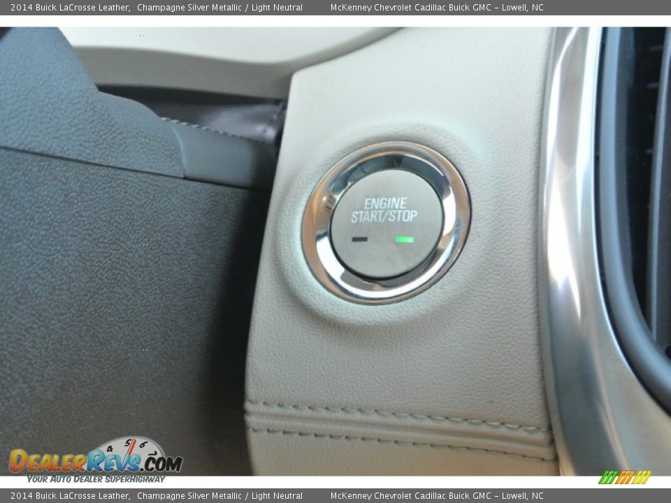 2014 Buick LaCrosse Leather Champagne Silver Metallic / Light Neutral Photo #14