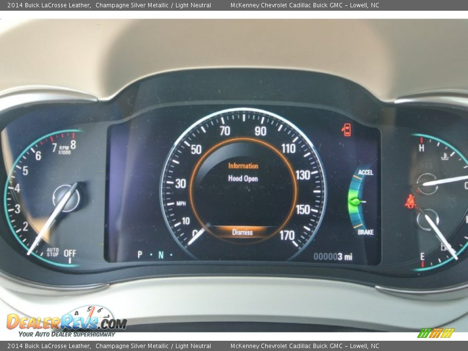2014 Buick LaCrosse Leather Gauges Photo #16