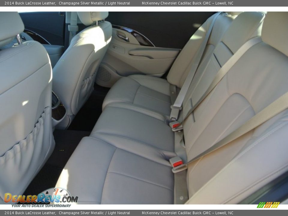 2014 Buick LaCrosse Leather Champagne Silver Metallic / Light Neutral Photo #17